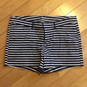Navy & white shorts - Never worn